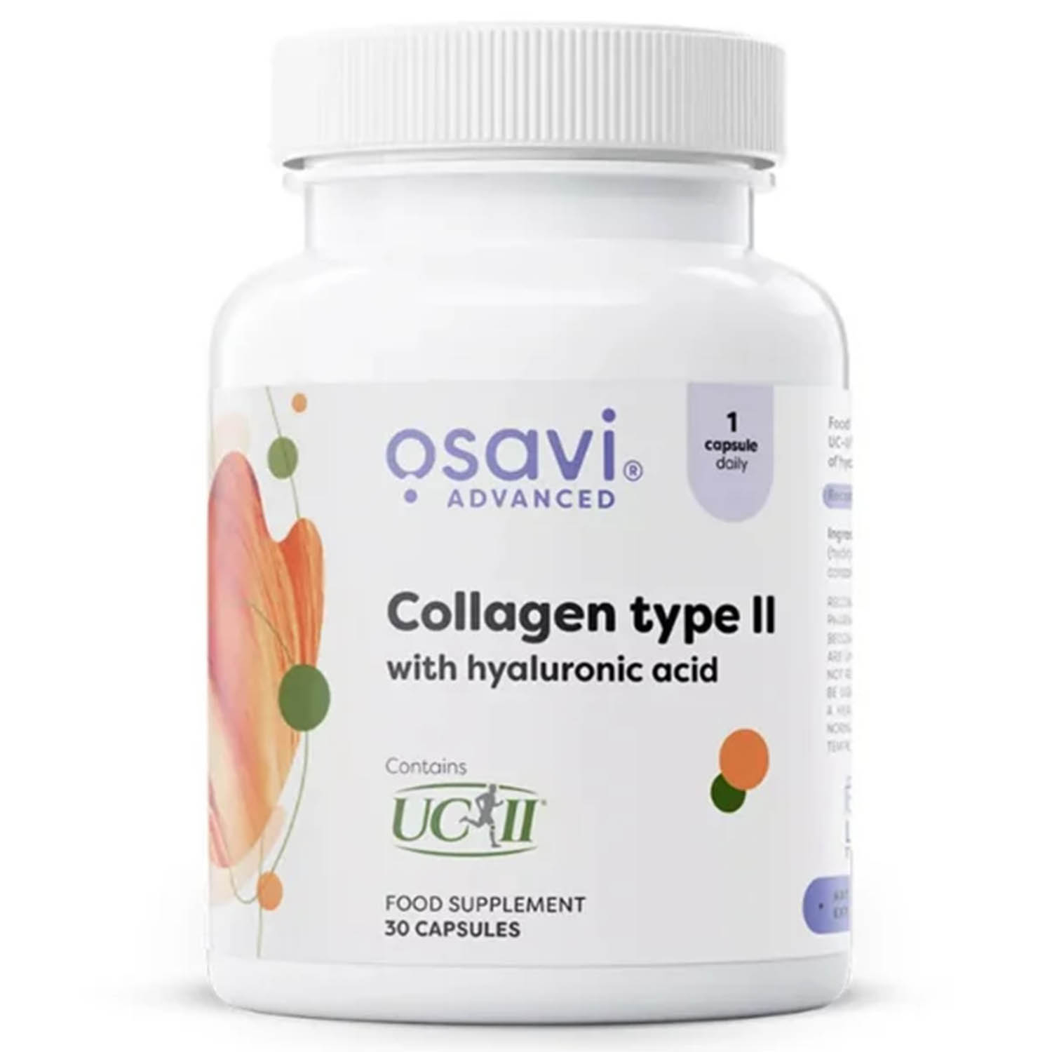 Suplimente Originale UC-II Collagen type II with hyaluronic acid, Osavi, 30 capsule 30 Caps, 03.2028