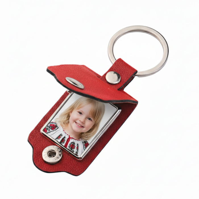 Breloc din piele personalizat cu poza [5]