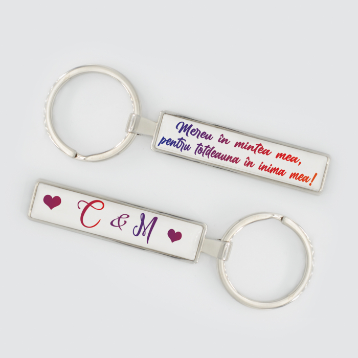 Breloc personalizat "Mereu in mintea mea" [3]