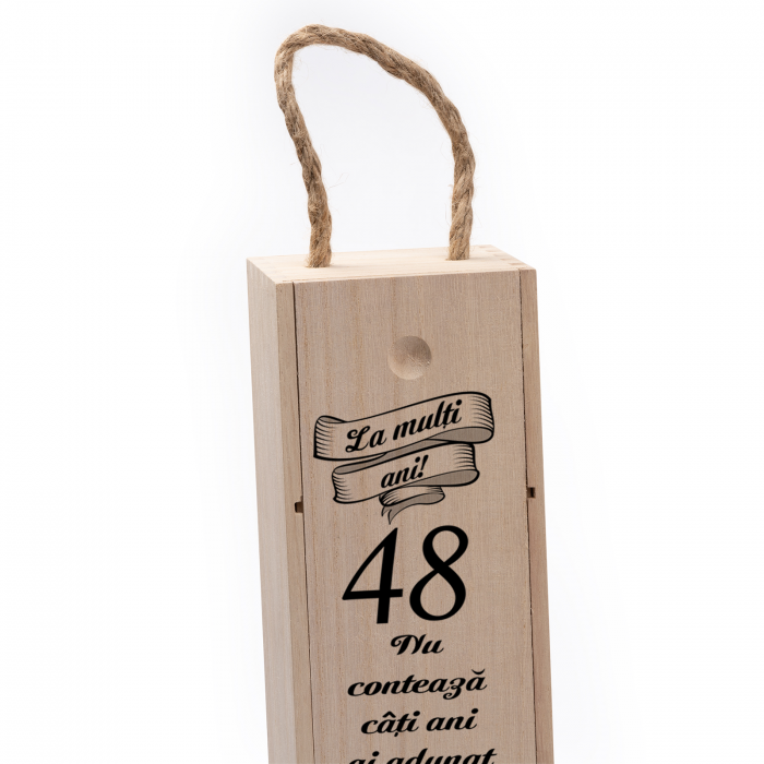 Cutie de vin personalizata cu model La multi ani [4]