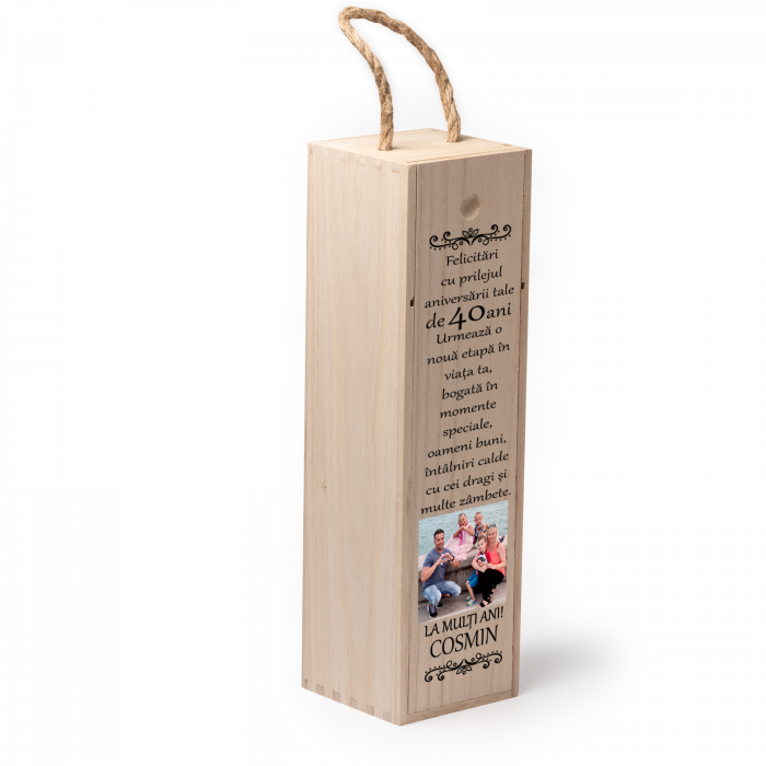 Cutie de vin personalizata cu model La multi ani 2 [2]