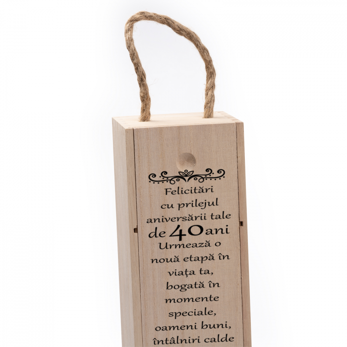 Cutie de vin personalizata cu model La multi ani 2 [4]