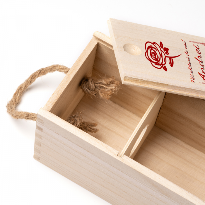 Cutie de vin personalizata cu model si text [3]