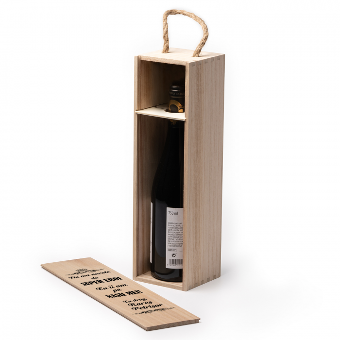 Cutie de vin personalizata cu model Nasi Nu am nevoie de super eroi [5]