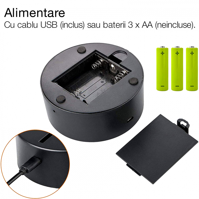 Lampa 3D luminoasa personalizata "Am un sot minunat" [3]