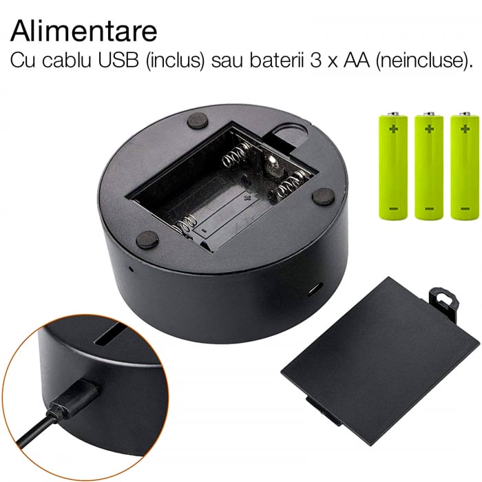 Lampa 3D luminoasa personalizata cu 2 poze si model text Te iubesc 2 [3]