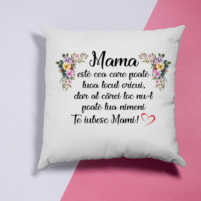 Perna cu text Mama este cea care poate lua locul oricui,dar al carei loc nu il poate lua nimeni [4]