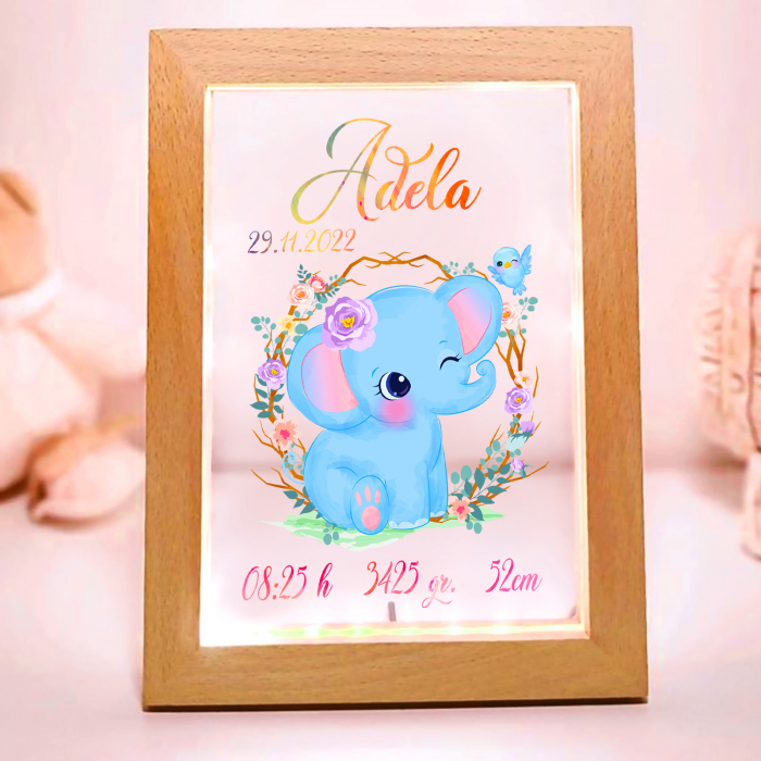 Rama iluminata personalizata model pentru copii [4]