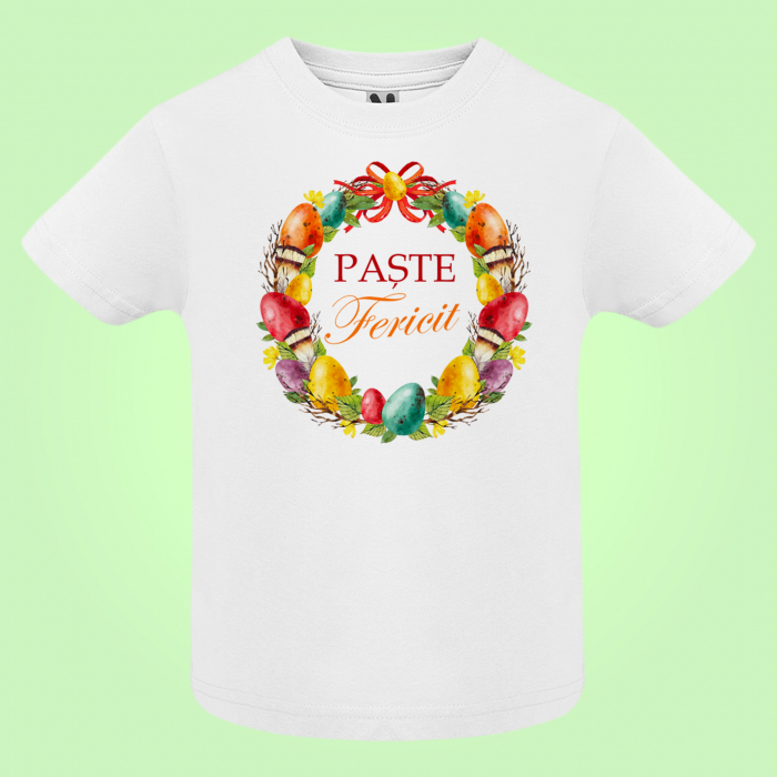 Set 3 tricouri personalizate pentru familie - Paste fericit [3]