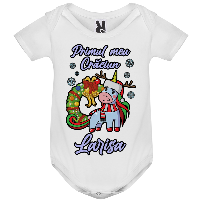 Set 3 tricouri Primul meu Craciun cu Unicorn [2]