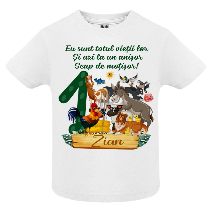 Set de 5 tricouri personalizate pentru nasi, parinti si copil Animalute Domestice [4]