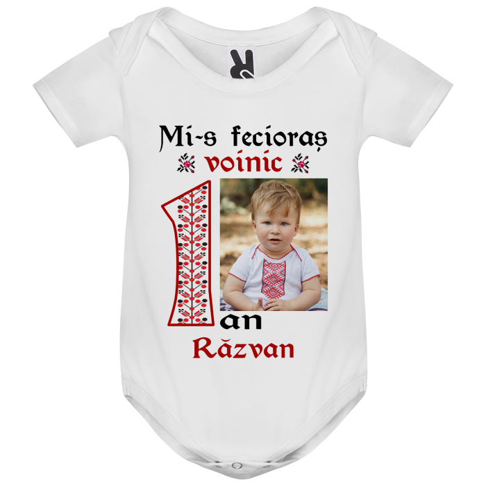 Set de 5 tricouri personalizate pentru nasi, parinti si copil Model Traditional [3]