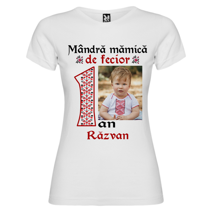 Set de 5 tricouri personalizate pentru nasi, parinti si copil Model Traditional [5]
