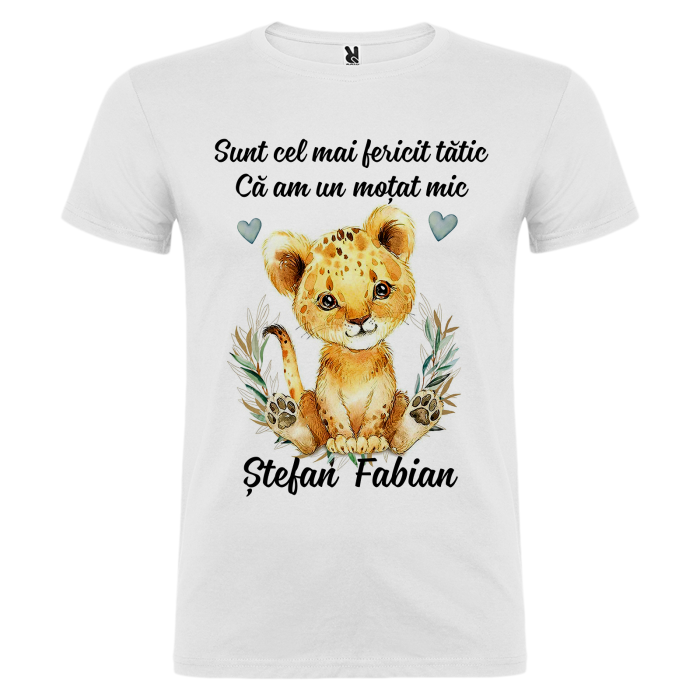 Set de 5 tricouri personalizate pentru nasi, parinti si copil Tigru [6]