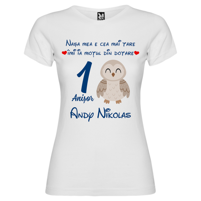 Set de 5 tricouri personalizate pentru nasi, parinti si copil cu Animalute Polare [7]