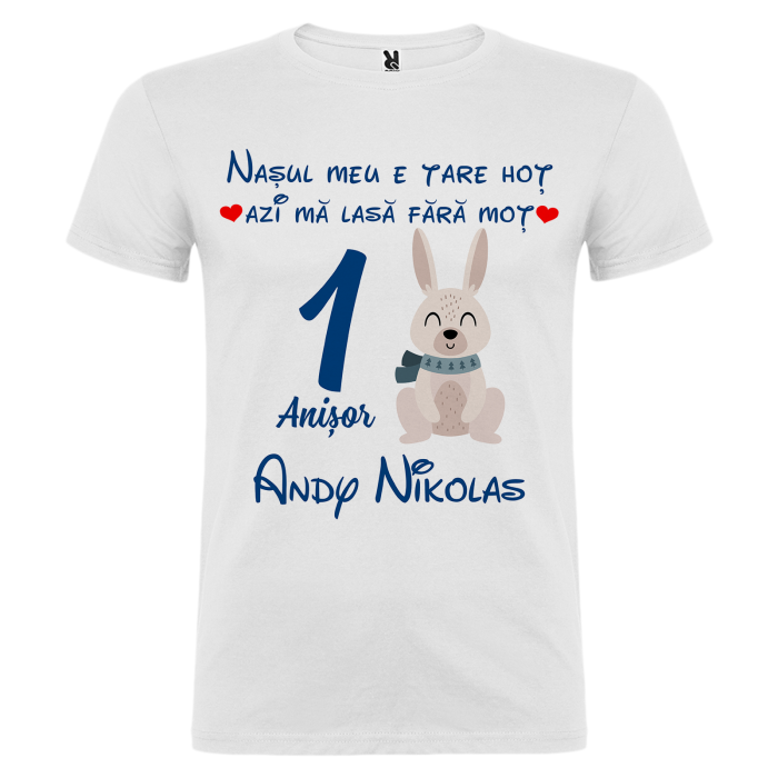 Set de 5 tricouri personalizate pentru nasi, parinti si copil cu Animalute Polare [8]