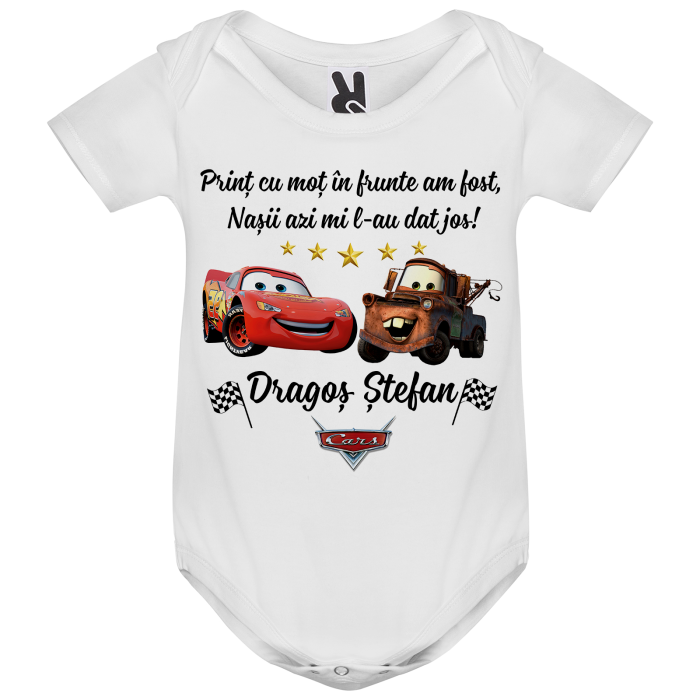 Set de 5 tricouri personalizate pentru nasi, parinti si copil Cars [3]