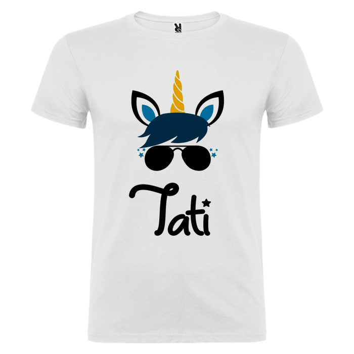 Set de 5 tricouri personalizate pentru nasi, parinti si copil Unicorn [6]