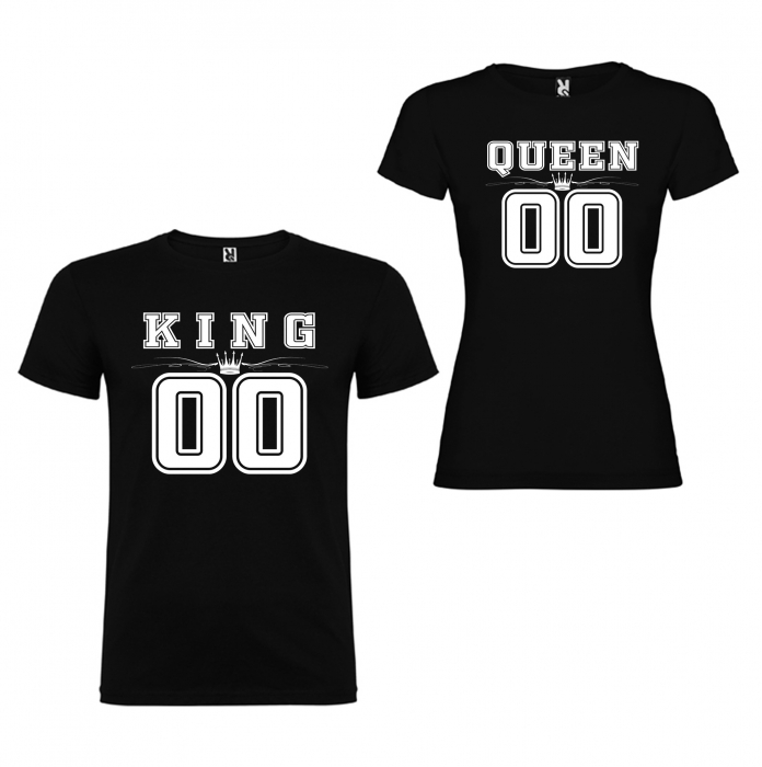 Set Tricouri Cuplu King ,Queen Coroana [3]