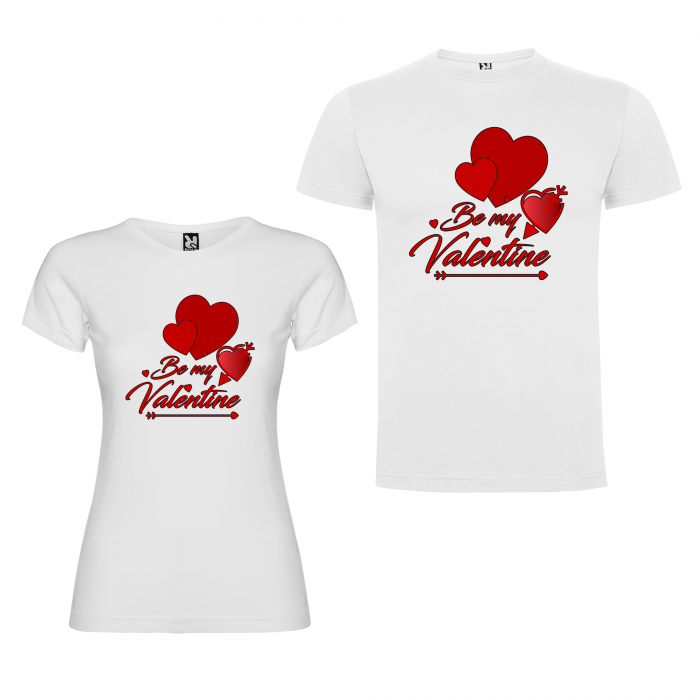 Set tricouri de cuplu Be My Valentine [2]