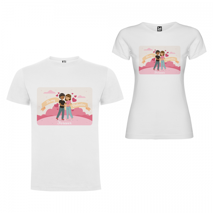 Set tricouri de cuplu Be My Valentine [2]
