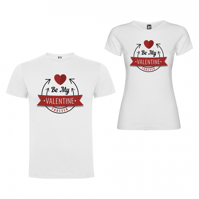 Set tricouri de cuplu Be My Valentine [2]