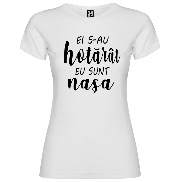 Set tricouri "Ei s-au hotarat eu sunt nasul/nasa" [2]