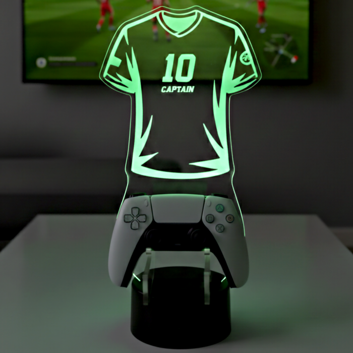 Suport LED personalizat pentru controller cu model Tricou Football [2]