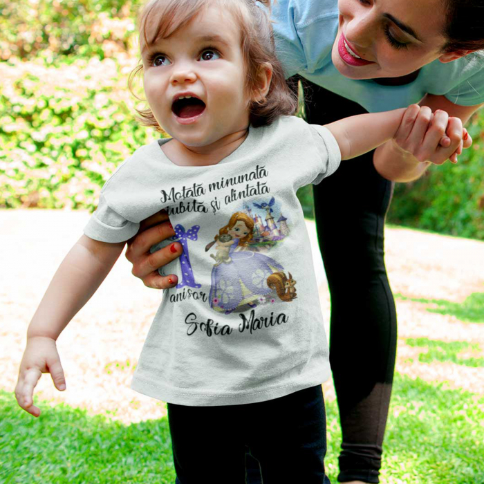 Tricou de copii personalizat Motata minunata Iubita si Alintata [1]