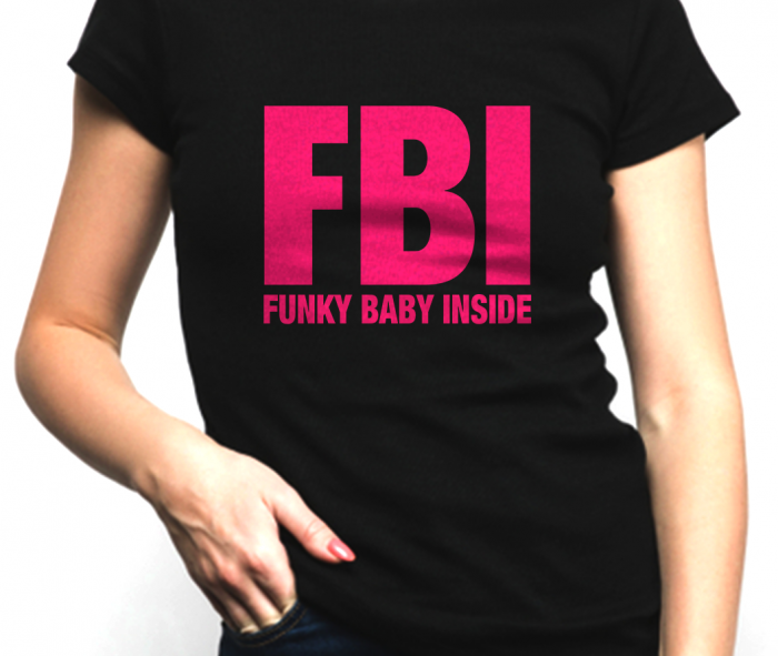 Tricou FBI FUNKEI BABY INSIDE [2]