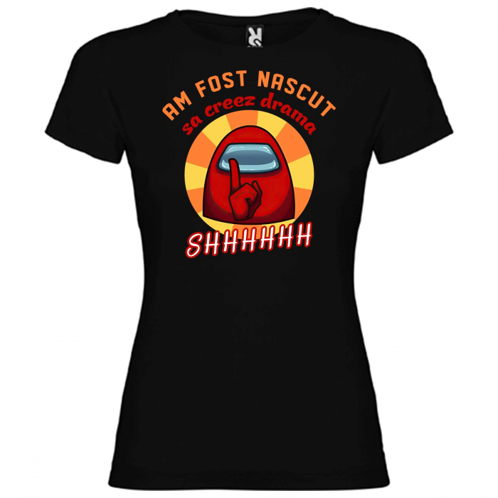 Tricou personalizat zi de nastere Am fost nascut sa creez drama [5]