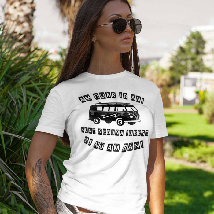 Tricou personalizat zi de nastere Am doar 18... [2]