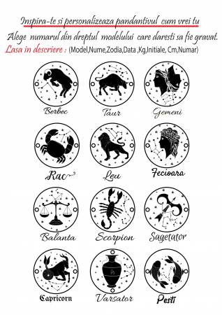 Bratara personalizata cu snur impletit si banut de 12 mm din argint 925 placat cu aur,gravata cu nume si simbol [5]