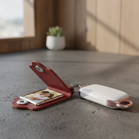 Breloc din piele personalizat cu poza [5]