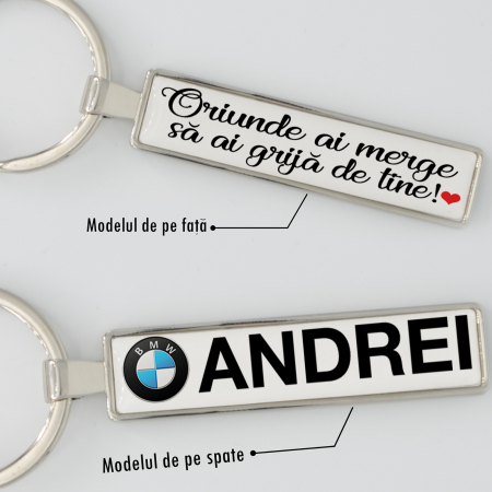 Breloc personalizat "Oriunde ai merge" [1]