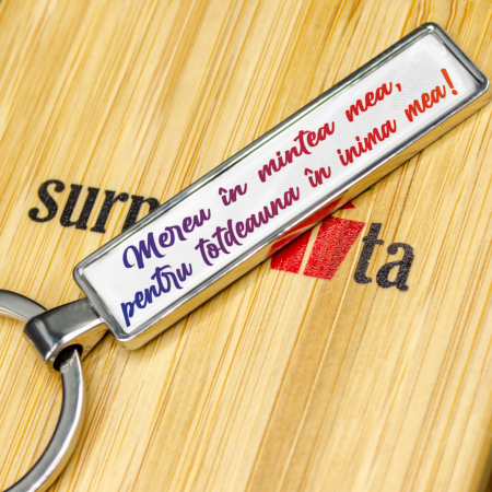 Cadouri Cupluri & BFF - Breloc personalizat "Mereu in mintea mea"