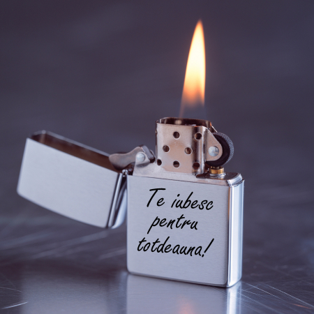 Bricheta personalizata cu text si model te iubesc pentru totdeauna [1]