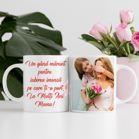 Căni personalizate - Cana personalizata pentru Mama cu poza si text