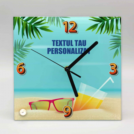 Ceasuri personalizate - Ceas personalizat vara cu textul tau