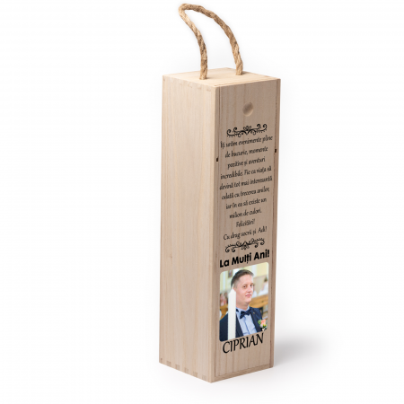 Cutie de vin personalizata cu model La multi ani 3 [1]
