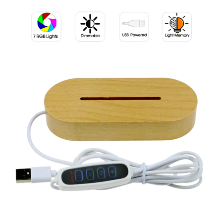 Lampa led  3D personalizata cu text si poza model Heart in love hands [1]