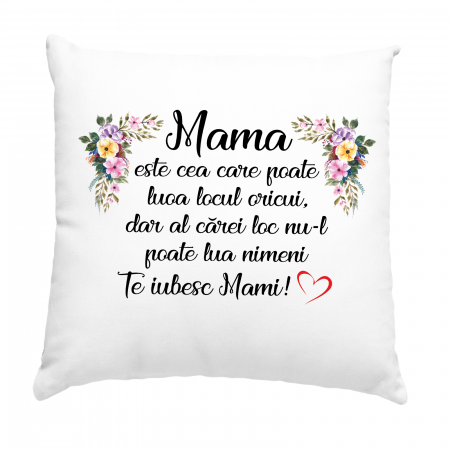 Perna cu text Mama este cea care poate lua locul oricui,dar al carei loc nu il poate lua nimeni [1]
