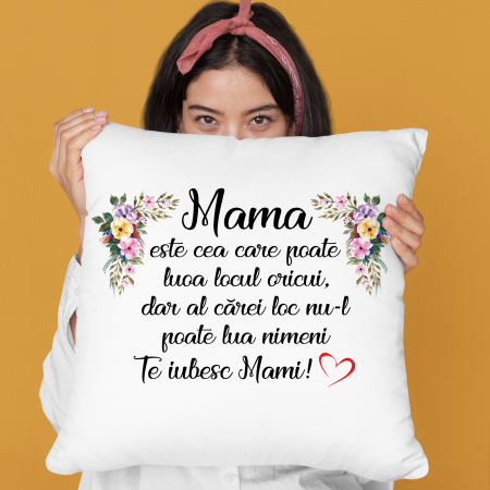 Perna cu text Mama este cea care poate lua locul oricui,dar al carei loc nu il poate lua nimeni