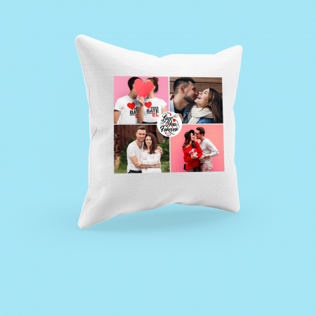 Perna personalizata cu patru poze si model love you forever [2]