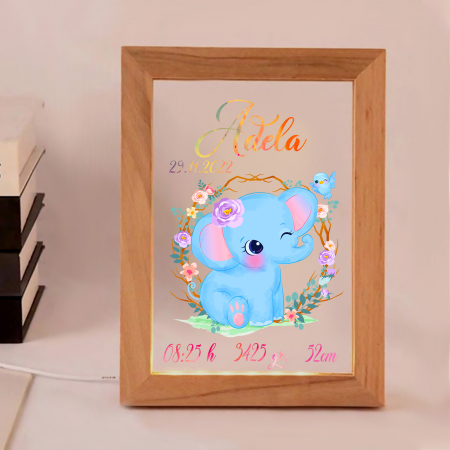 Rama iluminata personalizata model pentru copii [2]