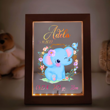 Rama iluminata personalizata model pentru copii [4]