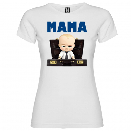 Set 3 tricouri personalizate mama tata si copil cu nume si varsta "Bebe Sef" [2]