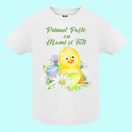 Set 3 tricouri personalizate primul Paste cu mami si tati [3]