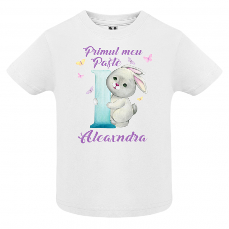 Set 3 tricouri personalizate cu text si model "Primul meu Paste" [2]