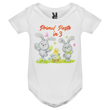 Set 3 tricouri personalizate primul Paste in 3 [1]